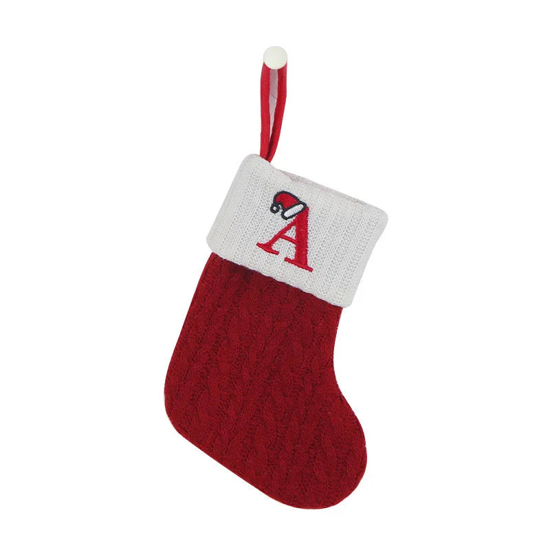 Christmas Alphabet Knitting Socks Christmas